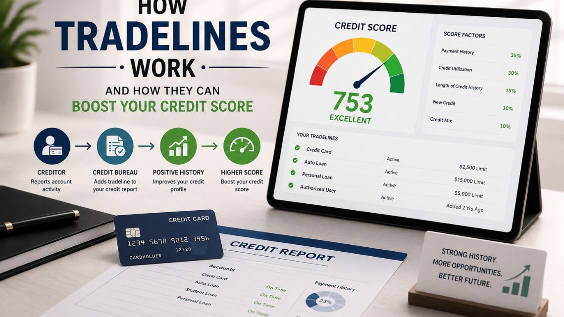 How tradelines work to boost your credit score fast